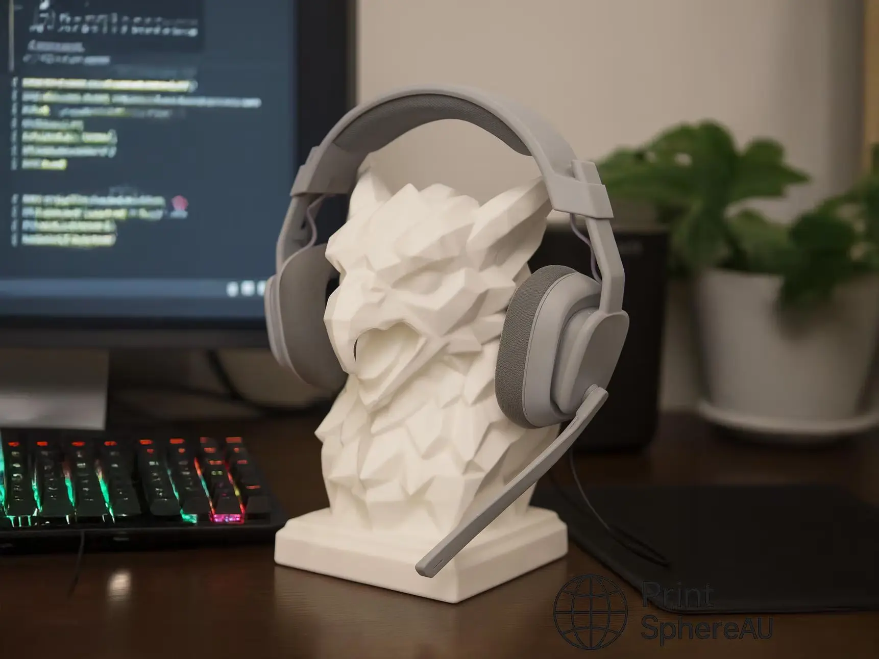 Cyberpunk Headphone Stand — community print