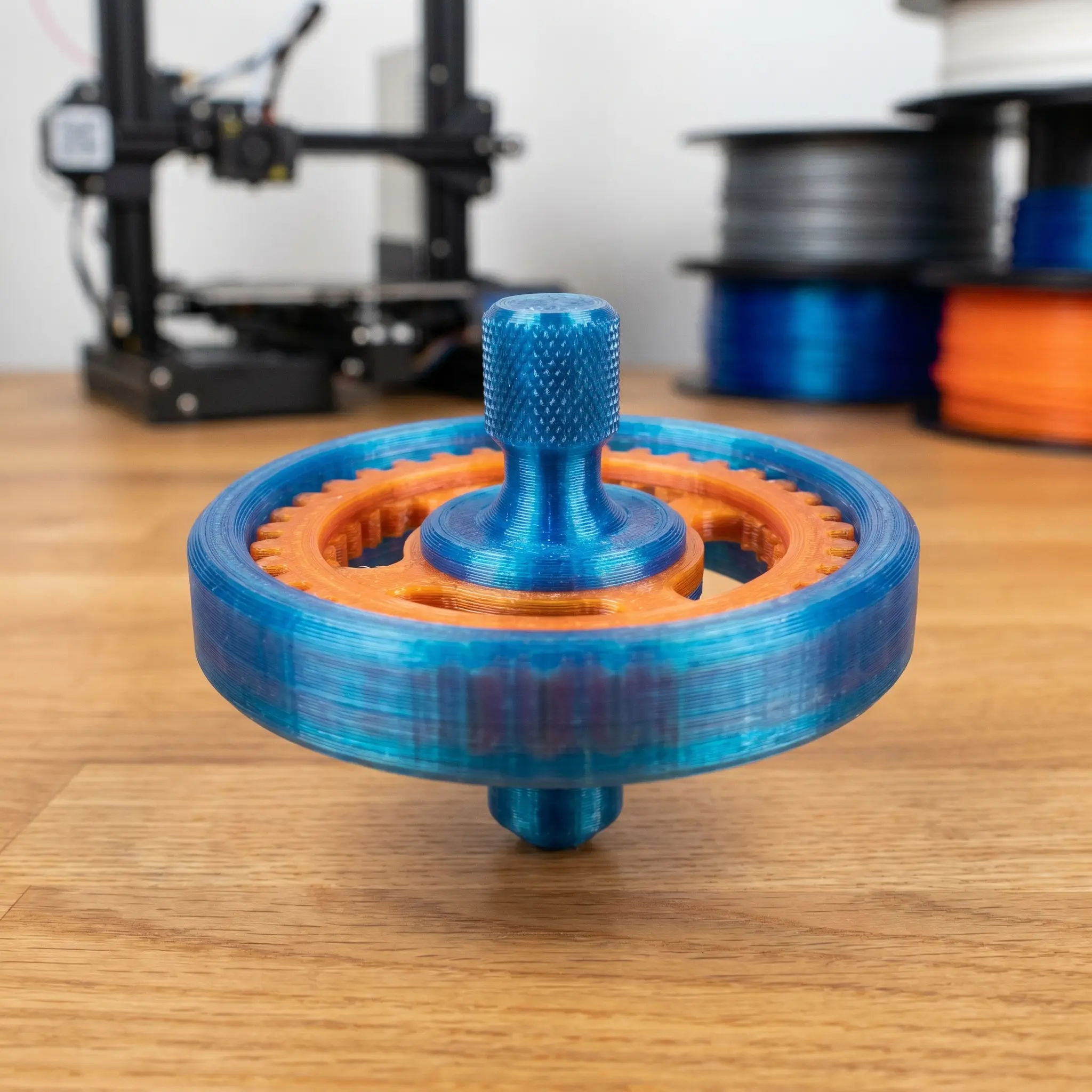 Gyro Spinning Top — community print
